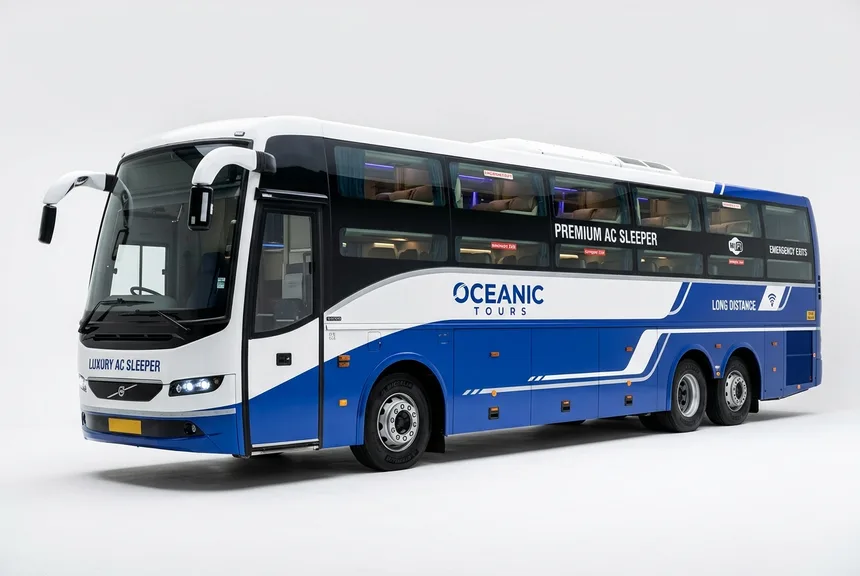 Luxury Sleeper Bus 25-50 seater rental